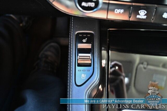 2022 Kia Telluride EX / AWD / Nightfall & Premium Pkg / Auto Start / Heated & Cooled Leather Seats / Heated Steering / Sunroof / NAV / Adaptive Cruise / Lane Depart & Blind Spot / Rear Captain Chairs / 3rd Row / Seats 7 / Tow Pkg / 1-Owner Anchorage AK