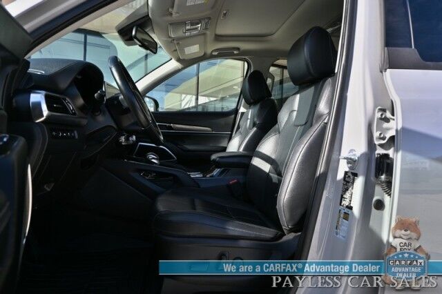 2022 Kia Telluride EX / AWD / Nightfall & Premium Pkg / Auto Start / Heated & Cooled Leather Seats / Heated Steering / Sunroof / NAV / Adaptive Cruise / Lane Depart & Blind Spot / Rear Captain Chairs / 3rd Row / Seats 7 / Tow Pkg / 1-Owner Anchorage AK