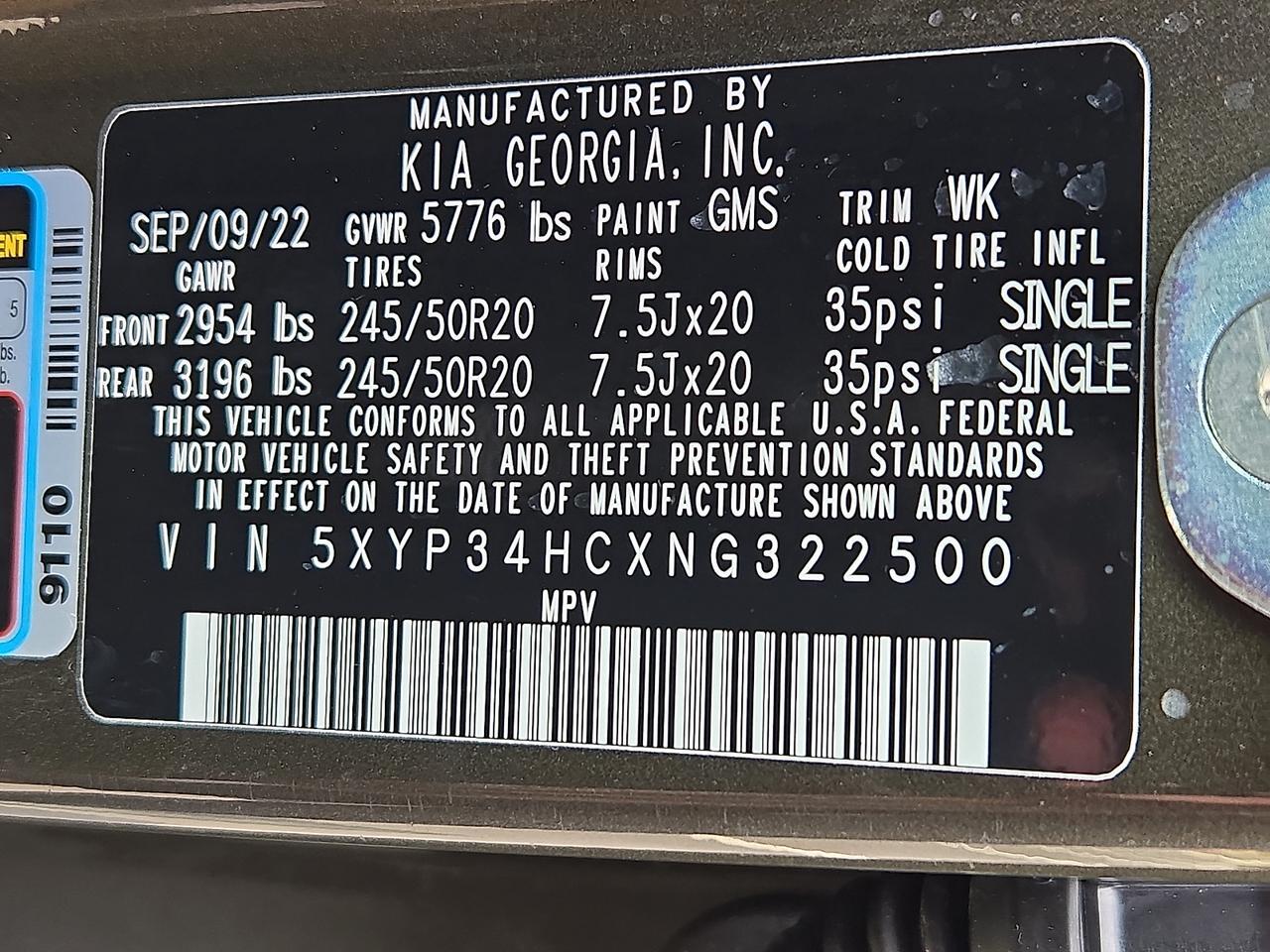 2022 Kia Telluride EX Vineland NJ