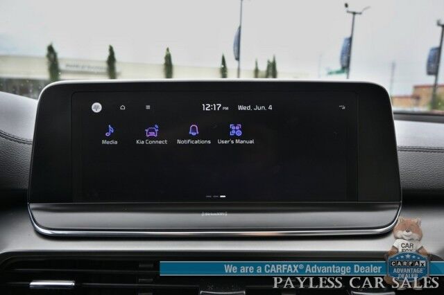 2022 Kia Telluride S / AWD / Auto Start / Power & Heated Leather Seats / NAV / Sunroof / Adaptive Cruise / Blind Spot & Lane Alert / Apple CarPlay & Android Auto / Keyless Entry & Start / 3rd Row / Seats 7 / 24 MPG / 1-Owner Anchorage AK