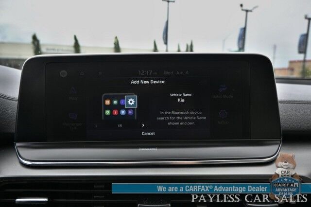 2022 Kia Telluride S / AWD / Auto Start / Power & Heated Leather Seats / NAV / Sunroof / Adaptive Cruise / Blind Spot & Lane Alert / Apple CarPlay & Android Auto / Keyless Entry & Start / 3rd Row / Seats 7 / 24 MPG / 1-Owner Anchorage AK
