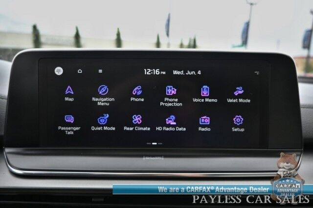 2022 Kia Telluride S / AWD / Auto Start / Power & Heated Leather Seats / NAV / Sunroof / Adaptive Cruise / Blind Spot & Lane Alert / Apple CarPlay & Android Auto / Keyless Entry & Start / 3rd Row / Seats 7 / 24 MPG / 1-Owner Anchorage AK