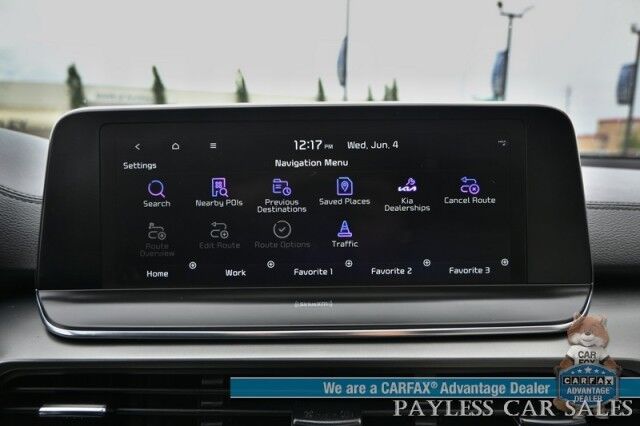 2022 Kia Telluride S / AWD / Auto Start / Power & Heated Leather Seats / NAV / Sunroof / Adaptive Cruise / Blind Spot & Lane Alert / Apple CarPlay & Android Auto / Keyless Entry & Start / 3rd Row / Seats 7 / 24 MPG / 1-Owner Anchorage AK