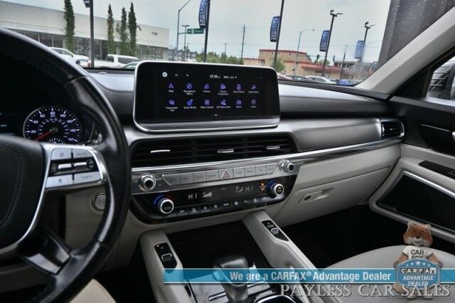 2022 Kia Telluride S / AWD / Auto Start / Power & Heated Leather Seats / NAV / Sunroof / Adaptive Cruise / Blind Spot & Lane Alert / Apple CarPlay & Android Auto / Keyless Entry & Start / 3rd Row / Seats 7 / 24 MPG / 1-Owner Anchorage AK