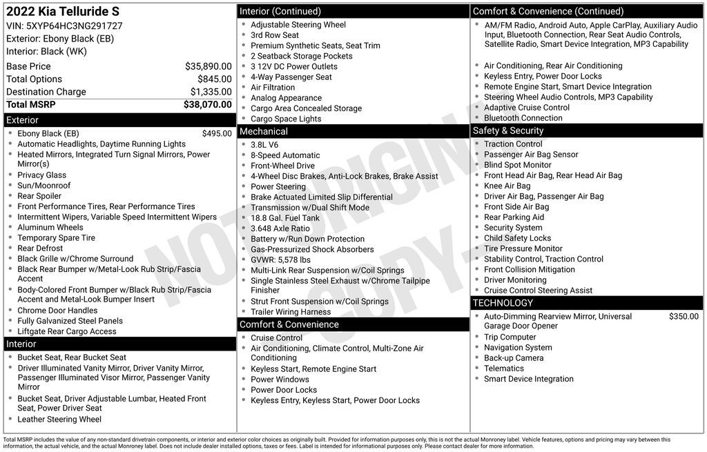 2022 Kia Telluride S Akron OH