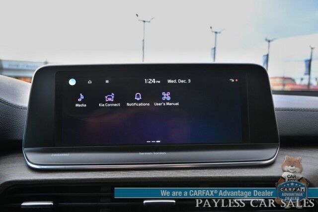 2022 Kia Telluride SX Prestige / Nightfall Pkg / AWD / Auto Start / Heated & Cooled Leather Seats / Heated Steering / NAV / Harmon Kardon / Sunroof / Adaptive Cruise / Lane Depart & Blind Spot / Back Up Cam / 3rd Row / Seats 7 / Tow Pkg / 1-Owner Anchorage AK 2022 Kia Telluride SX Prestige / Nightfall Pkg / AWD / Auto Start / Heated & Cooled Leather Seats / Heated Steering / NAV / Harmon Kardon / Sunroof / Adaptive Cruise / Lane Depart & Blind Spot / Back Up Cam / 3rd Row / Seats 7 / Tow Pkg / 1-Owner Anchorage AK