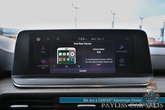 2022 Kia Telluride SX Prestige / Nightfall Pkg / AWD / Auto Start / Heated & Cooled Leather Seats / Heated Steering / NAV / Harmon Kardon / Sunroof / Adaptive Cruise / Lane Depart & Blind Spot / Back Up Cam / 3rd Row / Seats 7 / Tow Pkg / 1-Owner Anchorage AK 2022 Kia Telluride SX Prestige / Nightfall Pkg / AWD / Auto Start / Heated & Cooled Leather Seats / Heated Steering / NAV / Harmon Kardon / Sunroof / Adaptive Cruise / Lane Depart & Blind Spot / Back Up Cam / 3rd Row / Seats 7 / Tow Pkg / 1-Owner Anchorage AK