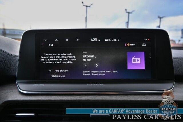 2022 Kia Telluride SX Prestige / Nightfall Pkg / AWD / Auto Start / Heated & Cooled Leather Seats / Heated Steering / NAV / Harmon Kardon / Sunroof / Adaptive Cruise / Lane Depart & Blind Spot / Back Up Cam / 3rd Row / Seats 7 / Tow Pkg / 1-Owner Anchorage AK 2022 Kia Telluride SX Prestige / Nightfall Pkg / AWD / Auto Start / Heated & Cooled Leather Seats / Heated Steering / NAV / Harmon Kardon / Sunroof / Adaptive Cruise / Lane Depart & Blind Spot / Back Up Cam / 3rd Row / Seats 7 / Tow Pkg / 1-Owner Anchorage AK