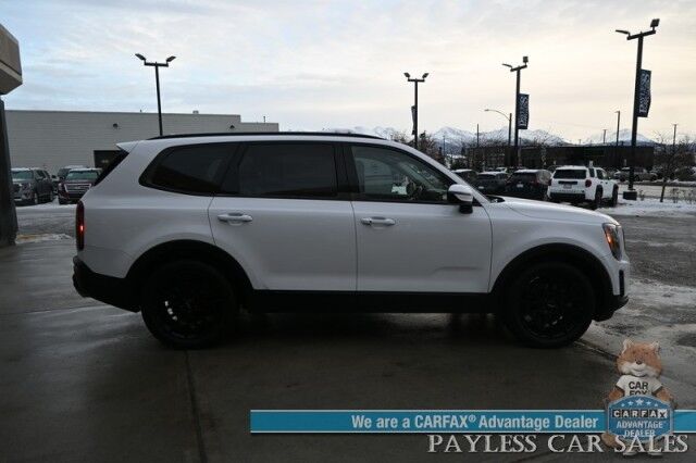 2022 Kia Telluride SX Prestige / Nightfall Pkg / AWD / Auto Start / Heated & Cooled Leather Seats / Heated Steering / NAV / Harmon Kardon / Sunroof / Adaptive Cruise / Lane Depart & Blind Spot / Back Up Cam / 3rd Row / Seats 7 / Tow Pkg / 1-Owner Anchorage AK 2022 Kia Telluride SX Prestige / Nightfall Pkg / AWD / Auto Start / Heated & Cooled Leather Seats / Heated Steering / NAV / Harmon Kardon / Sunroof / Adaptive Cruise / Lane Depart & Blind Spot / Back Up Cam / 3rd Row / Seats 7 / Tow Pkg / 1-Owner Anchorage AK
