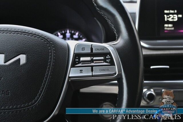 2022 Kia Telluride SX Prestige / Nightfall Pkg / AWD / Auto Start / Heated & Cooled Leather Seats / Heated Steering / NAV / Harmon Kardon / Sunroof / Adaptive Cruise / Lane Depart & Blind Spot / Back Up Cam / 3rd Row / Seats 7 / Tow Pkg / 1-Owner Anchorage AK 2022 Kia Telluride SX Prestige / Nightfall Pkg / AWD / Auto Start / Heated & Cooled Leather Seats / Heated Steering / NAV / Harmon Kardon / Sunroof / Adaptive Cruise / Lane Depart & Blind Spot / Back Up Cam / 3rd Row / Seats 7 / Tow Pkg / 1-Owner Anchorage AK