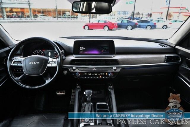 2022 Kia Telluride SX Prestige / Nightfall Pkg / AWD / Auto Start / Heated & Cooled Leather Seats / Heated Steering / NAV / Harmon Kardon / Sunroof / Adaptive Cruise / Lane Depart & Blind Spot / Back Up Cam / 3rd Row / Seats 7 / Tow Pkg / 1-Owner Anchorage AK 2022 Kia Telluride SX Prestige / Nightfall Pkg / AWD / Auto Start / Heated & Cooled Leather Seats / Heated Steering / NAV / Harmon Kardon / Sunroof / Adaptive Cruise / Lane Depart & Blind Spot / Back Up Cam / 3rd Row / Seats 7 / Tow Pkg / 1-Owner Anchorage AK