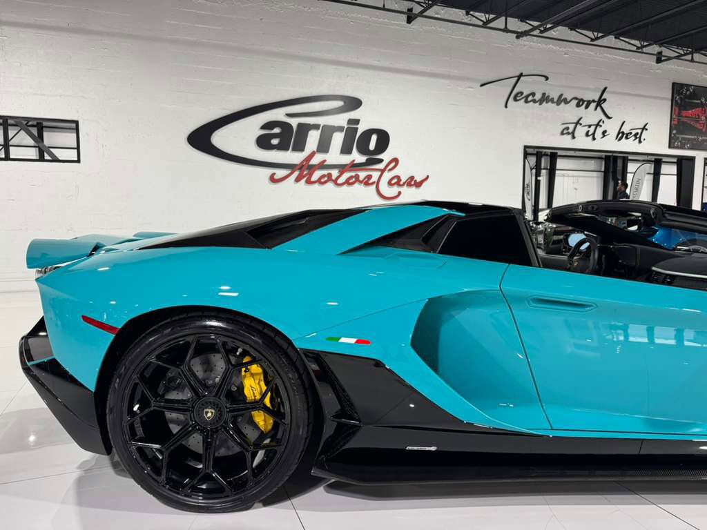 2022 Lamborghini Aventador LP 780-4 Ultimae Roadster,Blu Glauco paint,Ad Personam interior,Sensonum audio system AND MUCH MORE! Fort Lauderdale FL