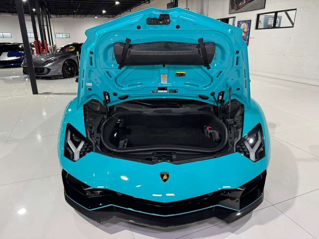 2022 Lamborghini Aventador LP 780-4 Ultimae Roadster,Blu Glauco paint,Ad Personam interior,Sensonum audio system AND MUCH MORE! Fort Lauderdale FL