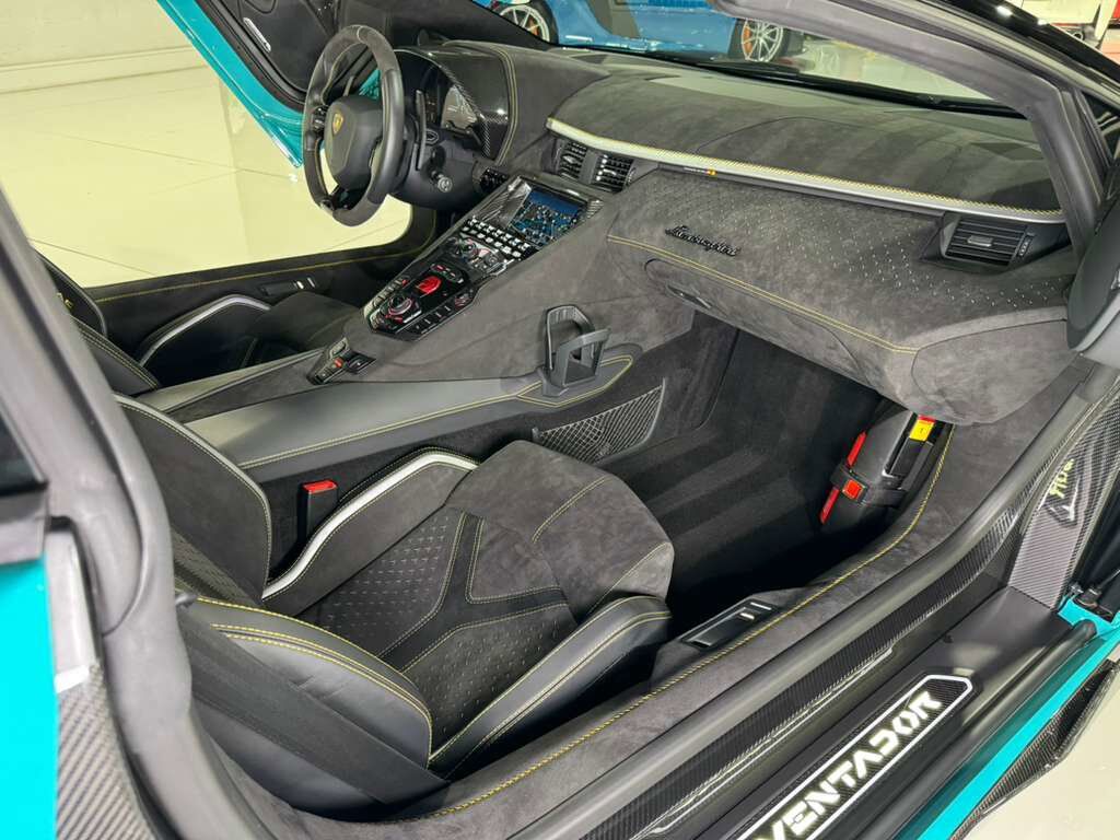 2022 Lamborghini Aventador LP 780-4 Ultimae Roadster,Blu Glauco paint,Ad Personam interior,Sensonum audio system AND MUCH MORE! Fort Lauderdale FL