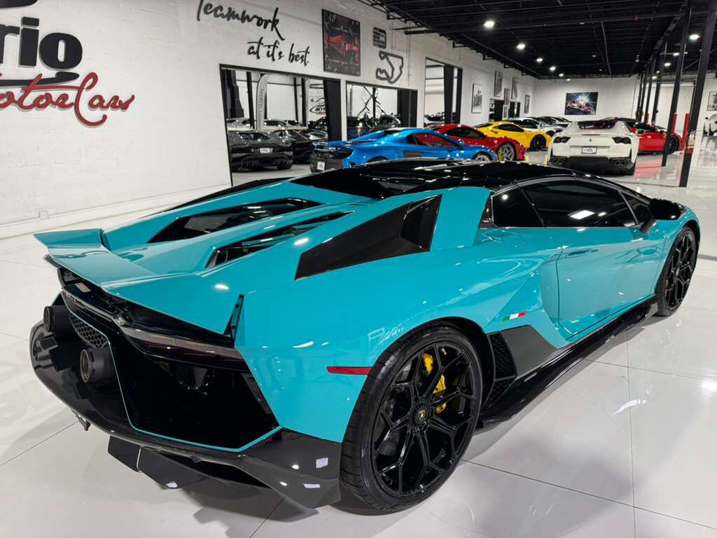 2022 Lamborghini Aventador LP 780-4 Ultimae Roadster,Blu Glauco paint,Ad Personam interior,Sensonum audio system AND MUCH MORE! Fort Lauderdale FL