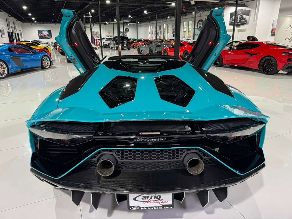 2022 Lamborghini Aventador LP 780-4 Ultimae Roadster,Blu Glauco paint,Ad Personam interior,Sensonum audio system AND MUCH MORE! Fort Lauderdale FL