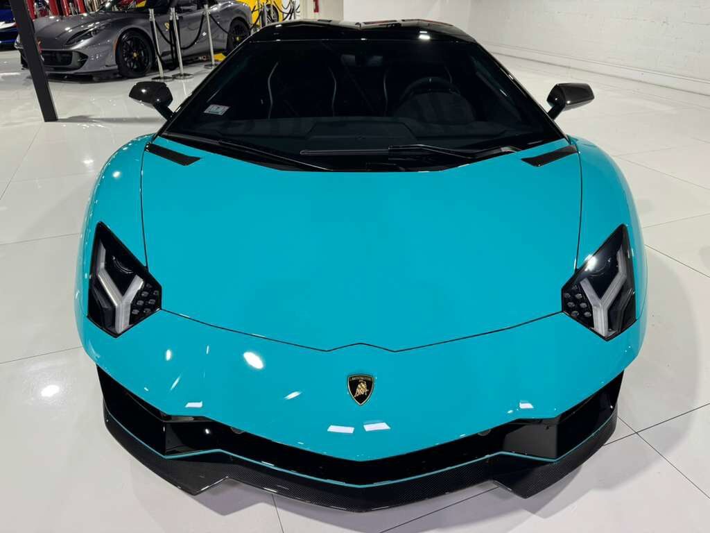 2022 Lamborghini Aventador LP 780-4 Ultimae Roadster,Blu Glauco paint,Ad Personam interior,Sensonum audio system AND MUCH MORE! Fort Lauderdale FL