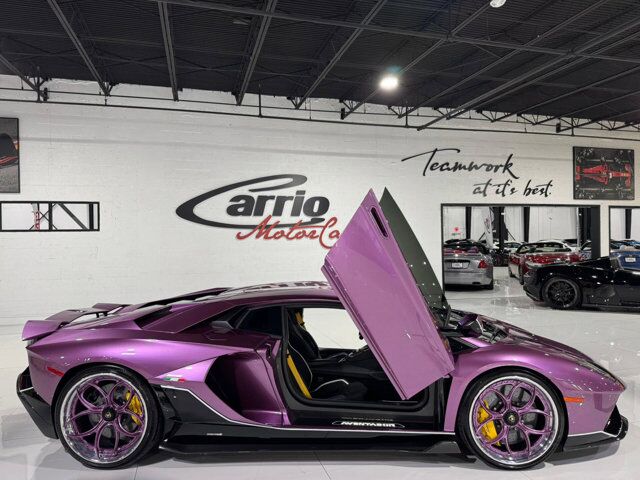 2022 Lamborghini Aventador LP 780-4 Ultimae Viola SE30 paint, Ad Personam interior, Sensonum audio system AND MUCH MORE!! Fort Lauderdale FL