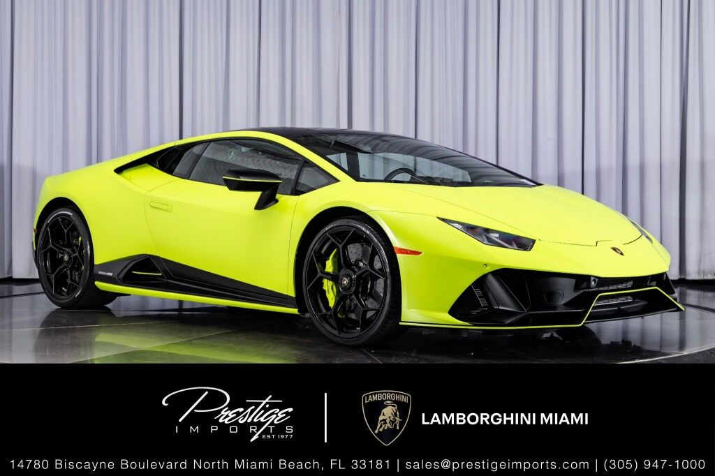 2022 Lamborghini Huracan EVO Fluo Capsule North Miami Beach FL