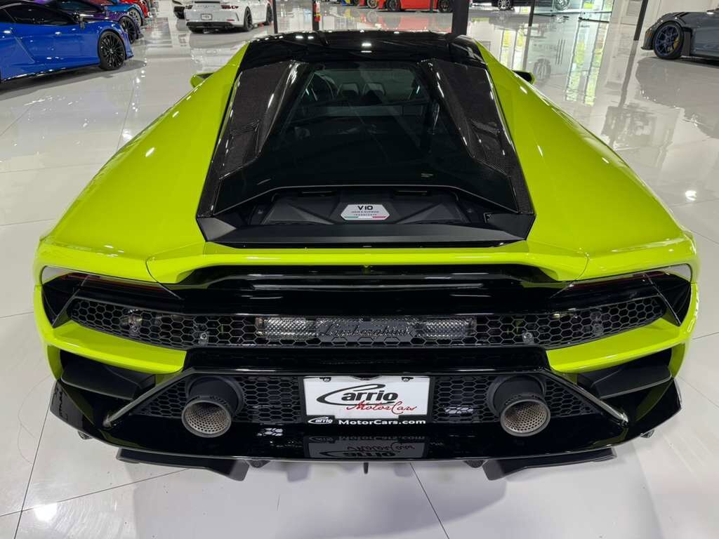 2022 Lamborghini Huracan EVO RWD Verde Scandal paint, Ad Personam interior, carbon racing seats AND MUCH MORE!! Fort Lauderdale FL