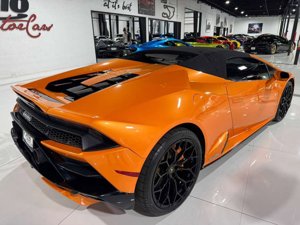 2022 Lamborghini Huracan EVO Spyder RWD Arancio Borealis paint/calipers Fort Lauderdale FL