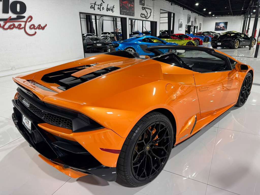 2022 Lamborghini Huracan EVO Spyder RWD Arancio Borealis paint/calipers Fort Lauderdale FL