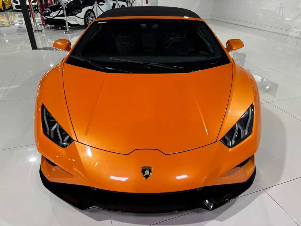 2022 Lamborghini Huracan EVO Spyder RWD Arancio Borealis paint/calipers Fort Lauderdale FL