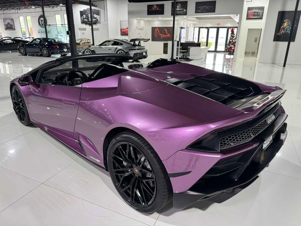 2022 Lamborghini Huracan EVO Spyder RWD SE Viola paint, carbon fiber racing seats AND MUCH MORE!! Fort Lauderdale FL
