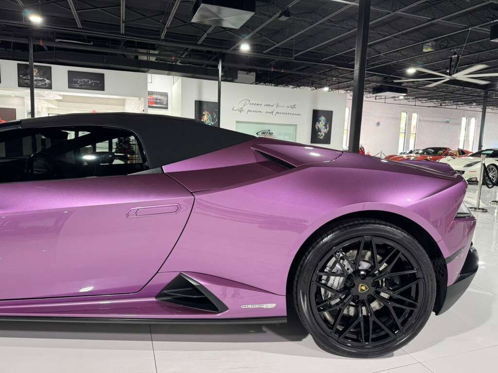 2022 Lamborghini Huracan EVO Spyder RWD SE Viola paint, carbon fiber racing seats AND MUCH MORE!! Fort Lauderdale FL