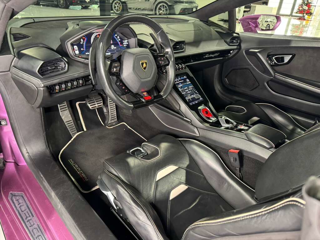 2022 Lamborghini Huracan EVO Spyder RWD SE Viola paint, carbon fiber racing seats AND MUCH MORE!! Fort Lauderdale FL