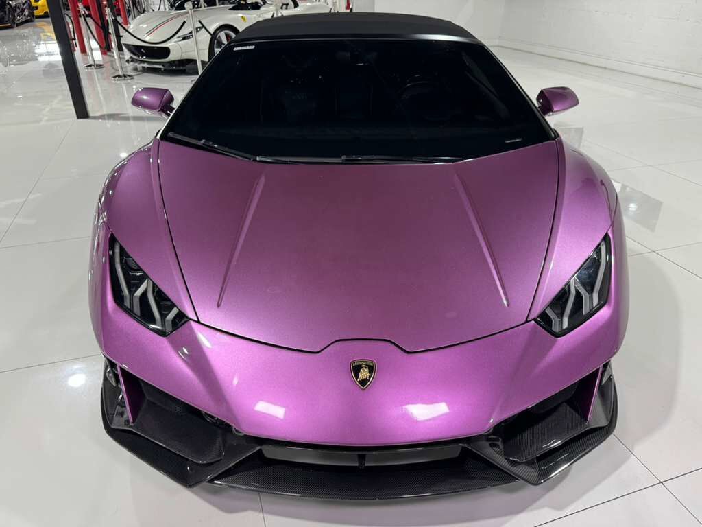 2022 Lamborghini Huracan EVO Spyder RWD SE Viola paint, carbon fiber racing seats AND MUCH MORE!! Fort Lauderdale FL