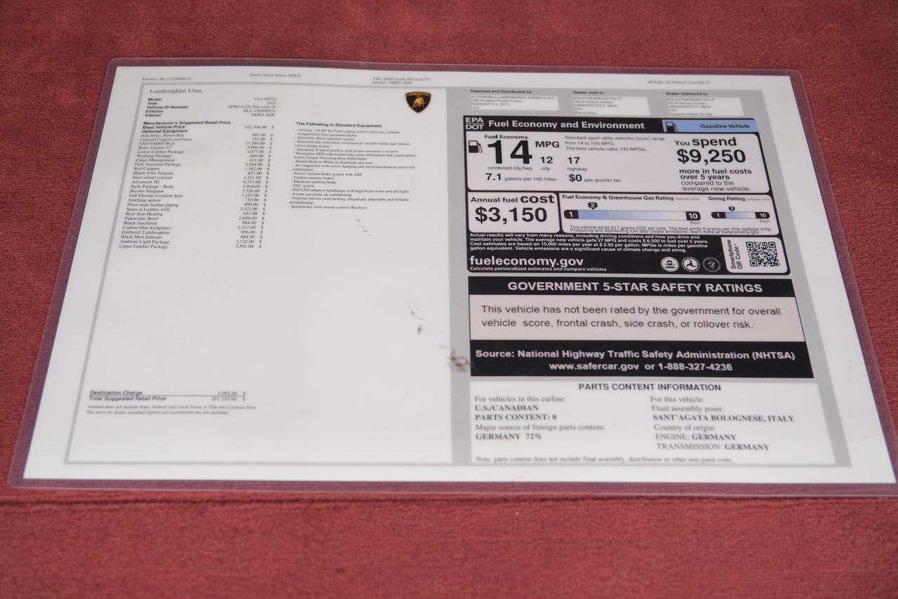 2022 Lamborghini Urus Miami FL