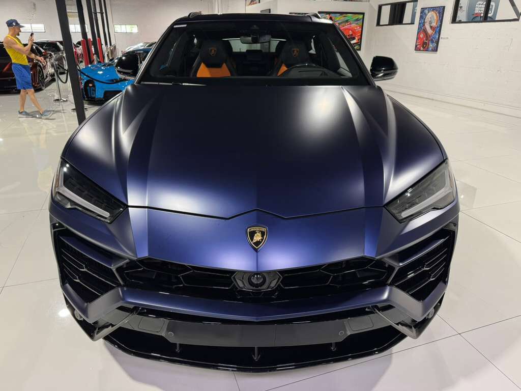 2022 Lamborghini Urus Blu Astraeus Matt paint, Arancio Atlas calipers,Ad Personam interior, Bang & Olufsen system & MORE!! Fort Lauderdale FL