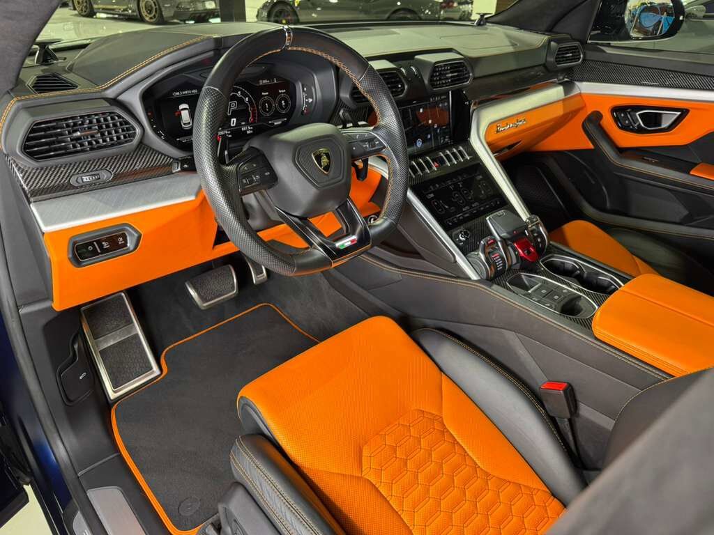 2022 Lamborghini Urus Blu Astraeus Matt paint, Arancio Atlas calipers,Ad Personam interior, Bang & Olufsen system & MORE!! Fort Lauderdale FL