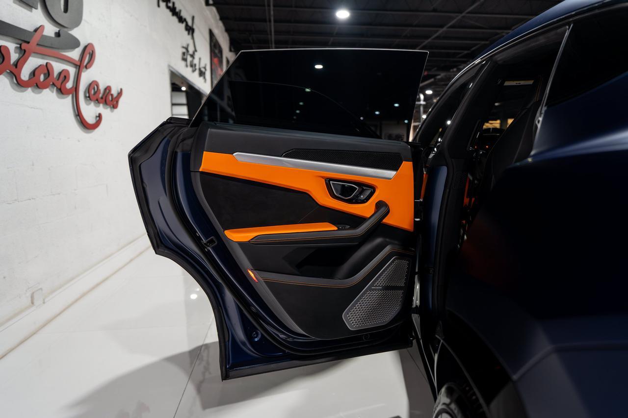 2022 Lamborghini Urus Blu Astraeus Matt paint, Arancio calipers,Ad Personam interior, Bang & Olufsen system & MORE!! Fort Lauderdale FL