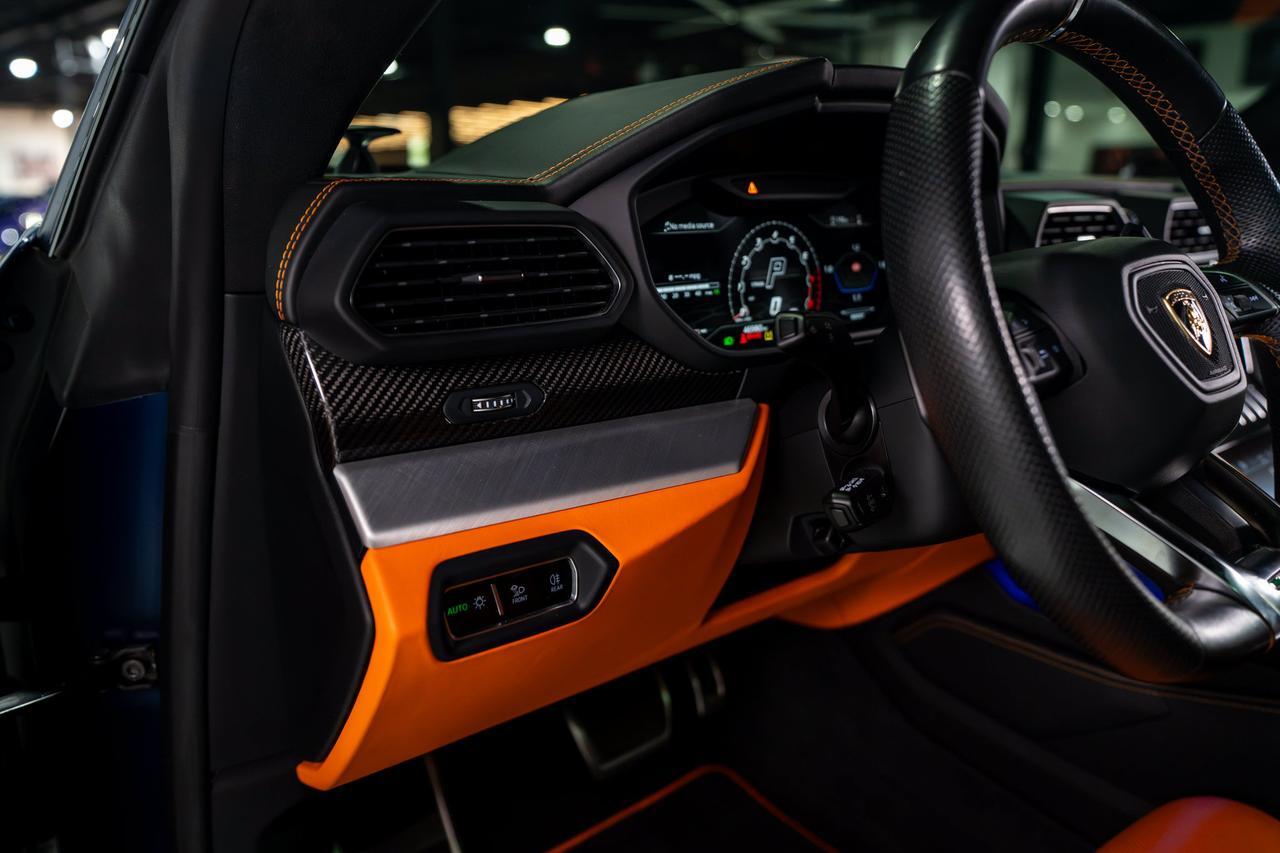 2022 Lamborghini Urus Blu Astraeus Matt paint, Arancio calipers,Ad Personam interior, Bang & Olufsen system & MORE!! Fort Lauderdale FL