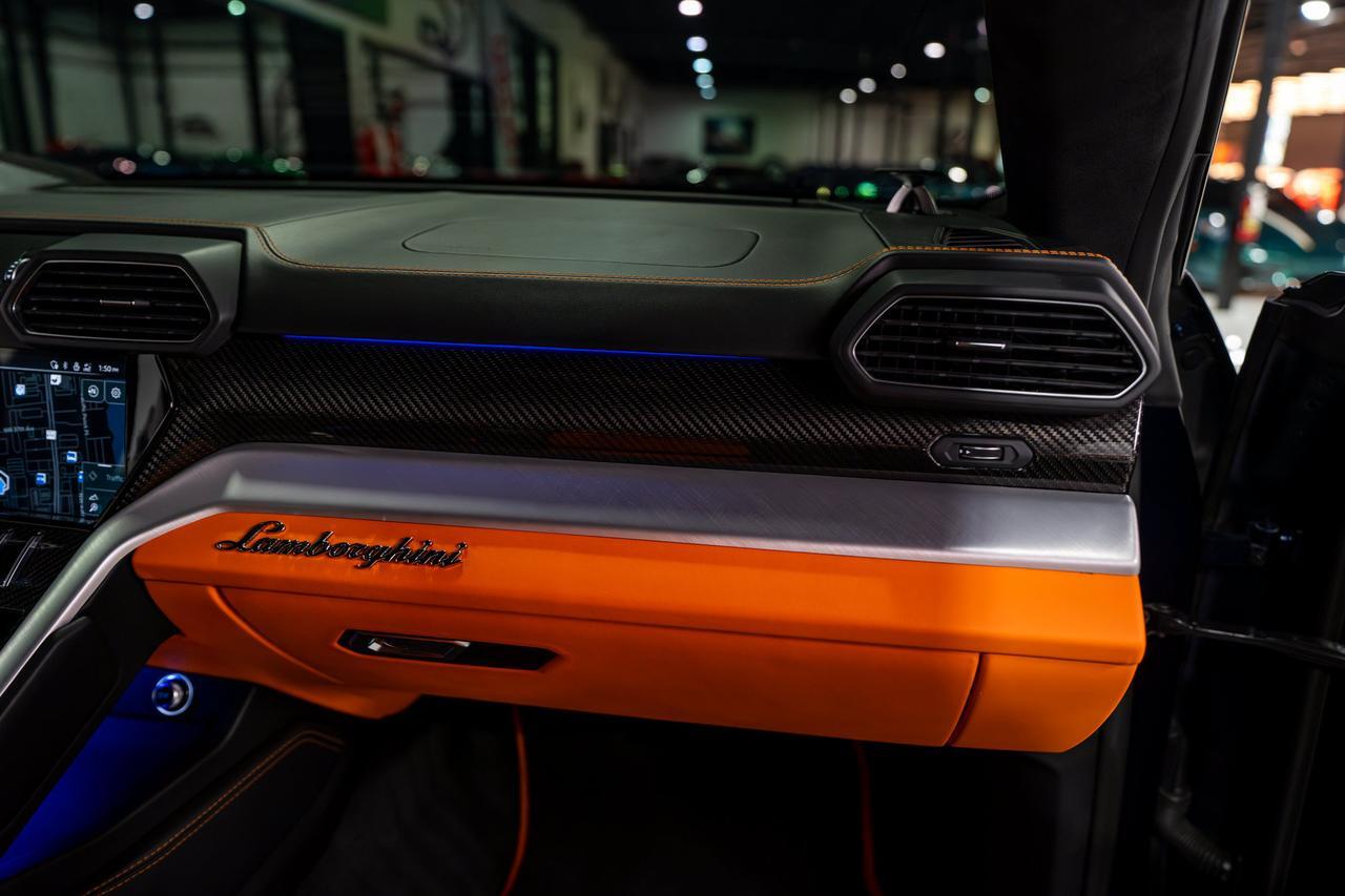 2022 Lamborghini Urus Blu Astraeus Matt paint, Arancio calipers,Ad Personam interior, Bang & Olufsen system & MORE!! Fort Lauderdale FL