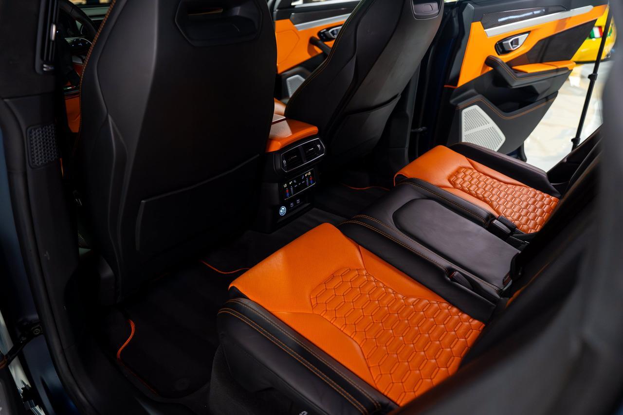 2022 Lamborghini Urus Blu Astraeus Matt paint, Arancio calipers,Ad Personam interior, Bang & Olufsen system & MORE!! Fort Lauderdale FL