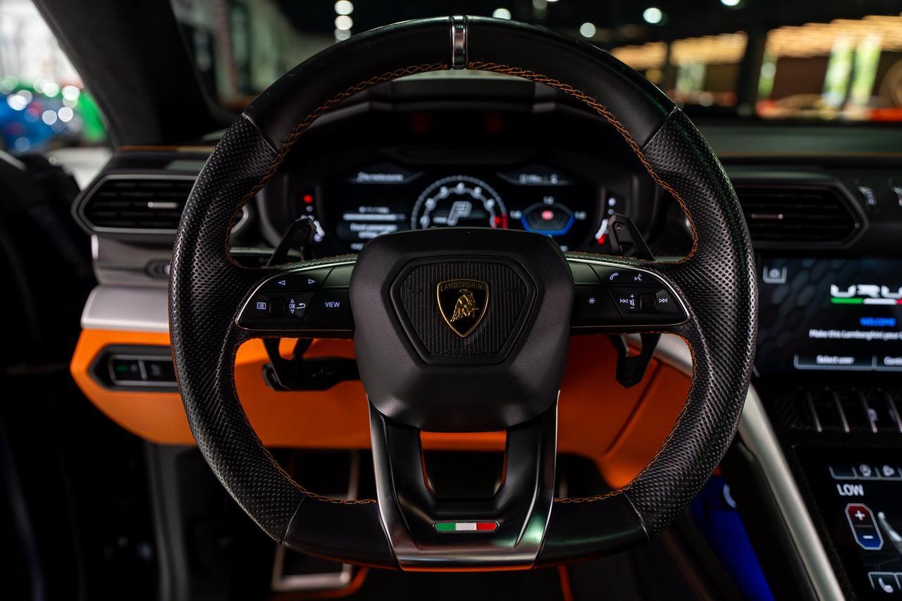 2022 Lamborghini Urus Blu Astraeus Matt paint, Arancio calipers,Ad Personam interior, Bang & Olufsen system & MORE!! Fort Lauderdale FL