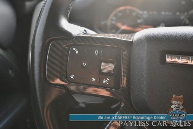 2022 Land Rover Defender 110 STANDARD / AWD / Cold Climate Pkg / Heated Cloth Seats / Heated Steering Wheel / Lane Watch & Blind Spot Alert / Navigation / Apple CarPlay & Android Auto / 360 Camera / Roof Rack / Block Heater / Tow Pkg Anchorage AK