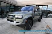 2022 Land Rover Defender 110 STANDARD / AWD / Cold Climate Pkg / Heated Cloth Seats / Heated Steering Wheel / Lane Watch & Blind Spot Alert / Navigation / Apple CarPlay & Android Auto / 360 Camera / Roof Rack / Block Heater / Tow Pkg