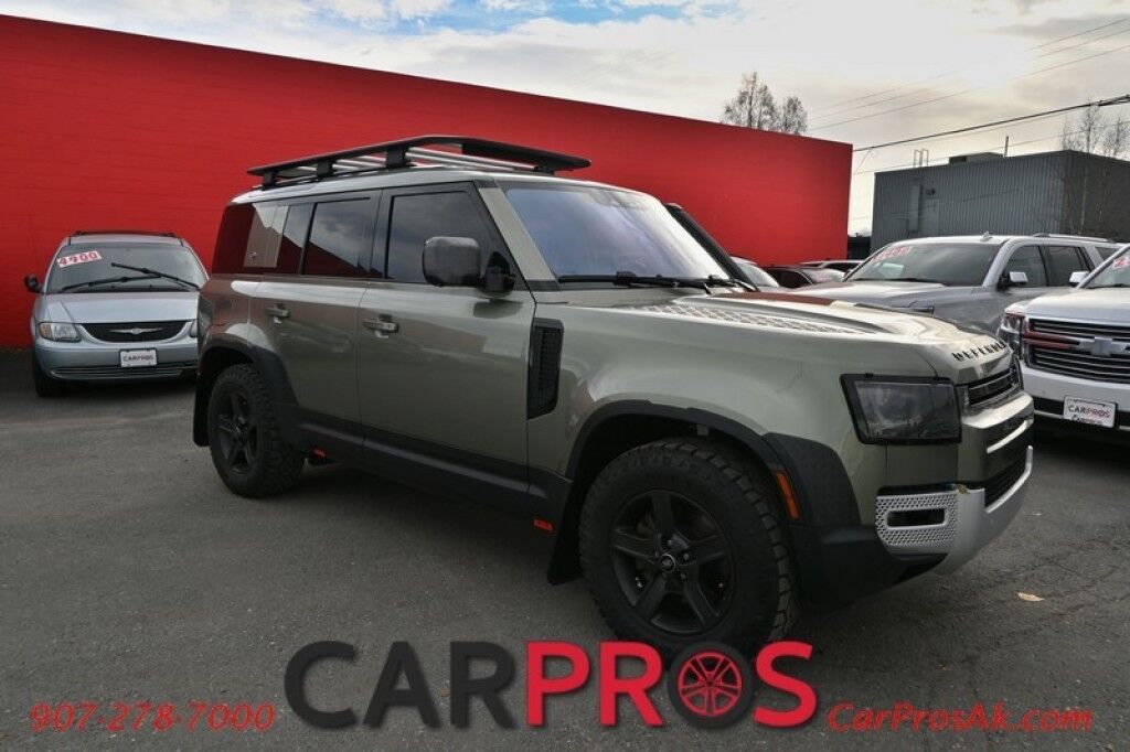 2022 Land Rover Defender 110 Standard - All Wheel Drive - Heated Seats - Snorkel Kit - Expedition Roof Rack - 360 Parking Aid with Rear Camera - Block Heater - BSM - Bluetooth - Navigation - Air Ride Suspension - Tow Package Anchorage AK