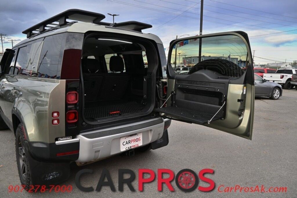 2022 Land Rover Defender 110 Standard - All Wheel Drive - Heated Seats - Snorkel Kit - Expedition Roof Rack - 360 Parking Aid with Rear Camera - Block Heater - BSM - Bluetooth - Navigation - Air Ride Suspension - Tow Package Anchorage AK