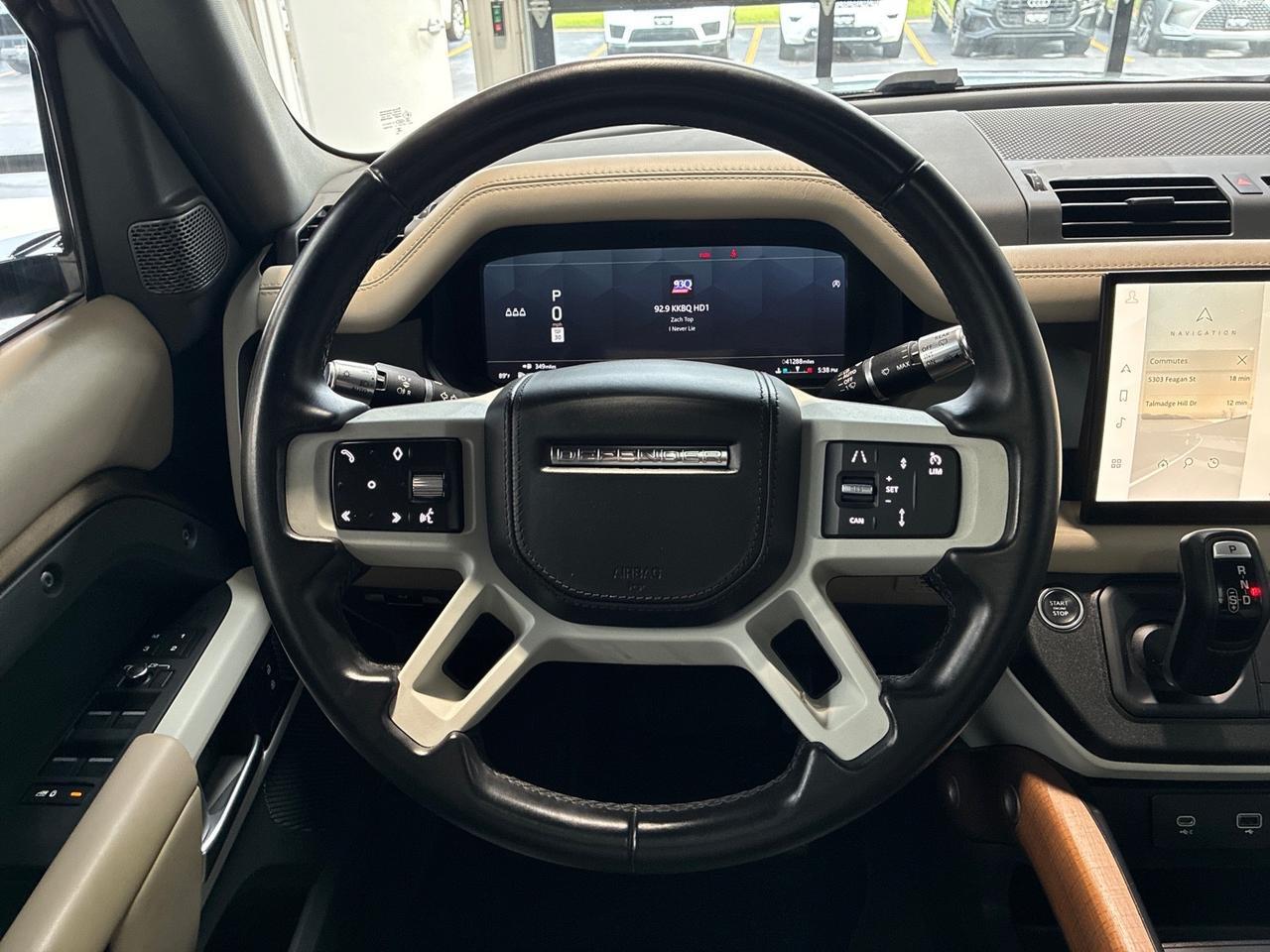 2022 Land Rover Defender X-Dynamic HSE, Satin Wrap, 22in Wheel, Black Contrast Roof, 11.4in Screen Houston TX