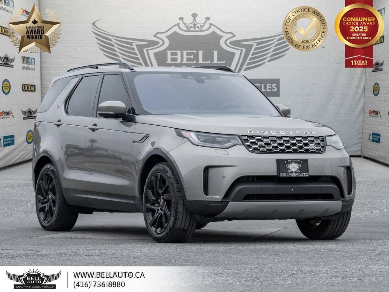 2022 Land Rover Discovery S, 7-PASS, NAVI, MOONROOF, BACKUPCAM, B.SPOT, 3RDROWSEATING, MERIDIANSOUND, SENSORS, TPMS, NOACCIDENT Toronto ON