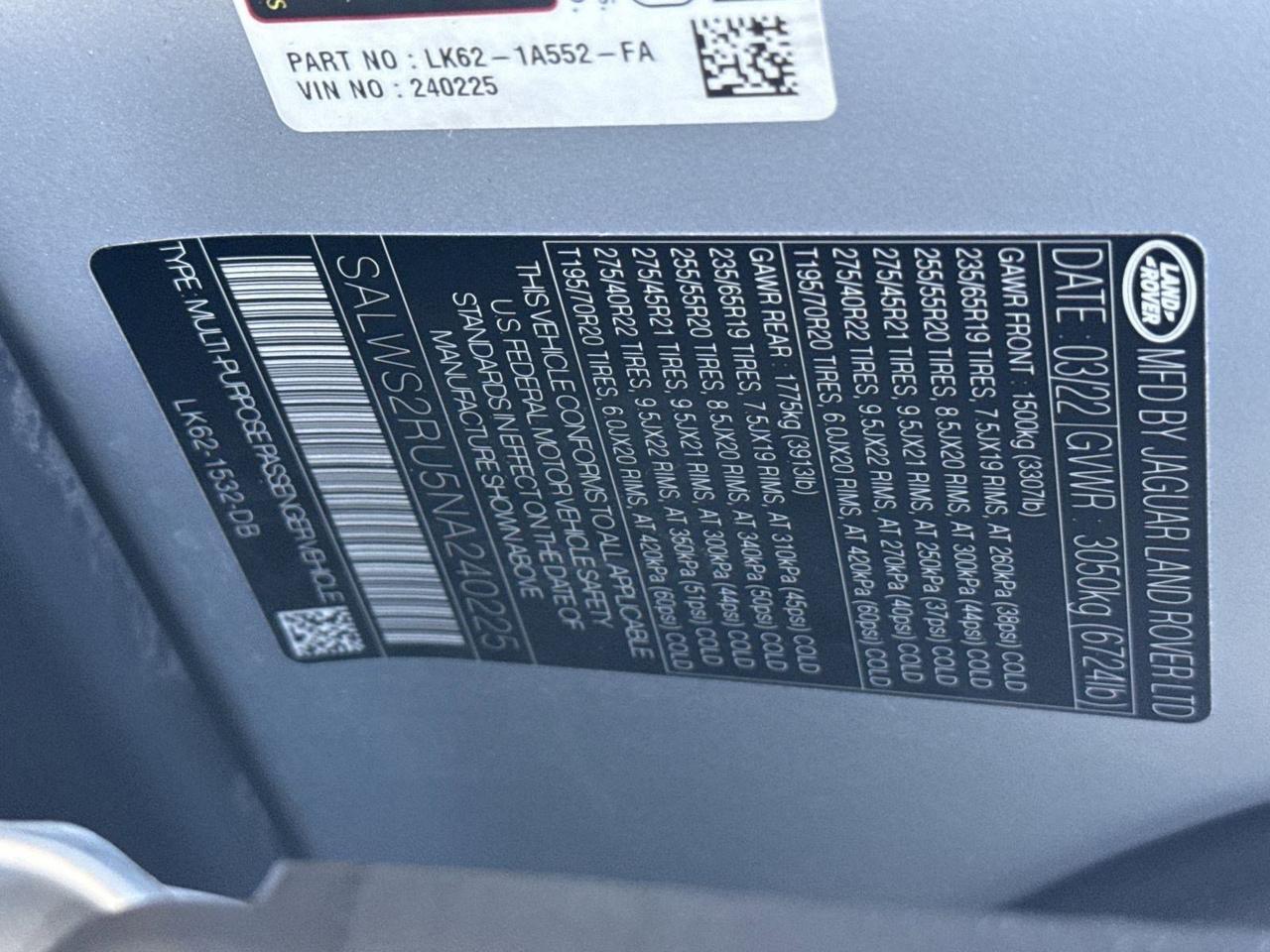 2022 Land Rover Range Rover Sport HST San Antonio TX