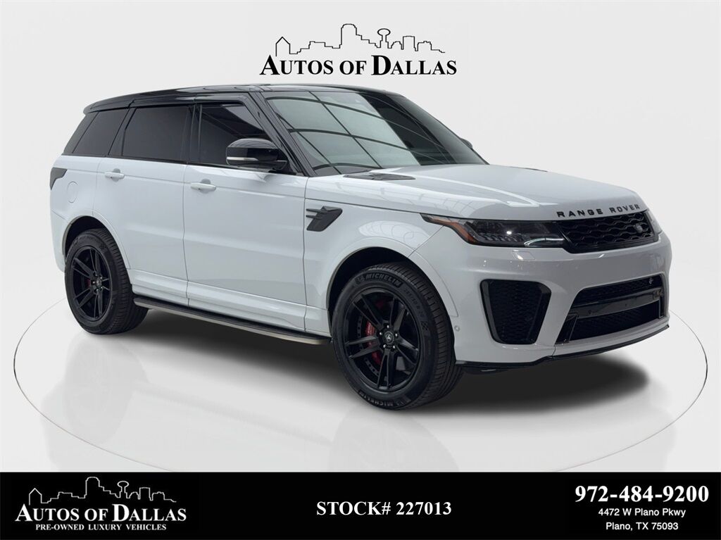 2022 Land Rover Range Rover Sport SVR NAV,CAM,PANO,CLMT STS,BLIND SPOT Plano TX