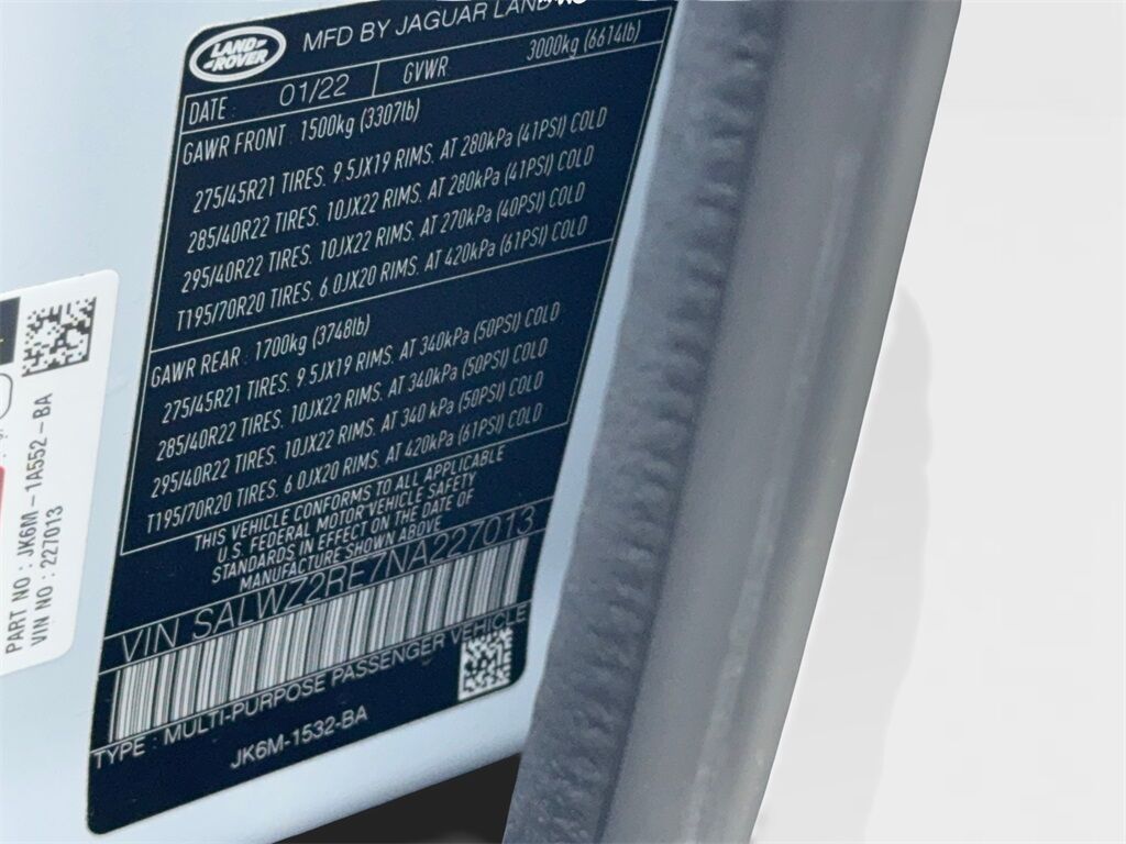 2022 Land Rover Range Rover Sport SVR NAV,CAM,PANO,CLMT STS,BLIND SPOT Plano TX