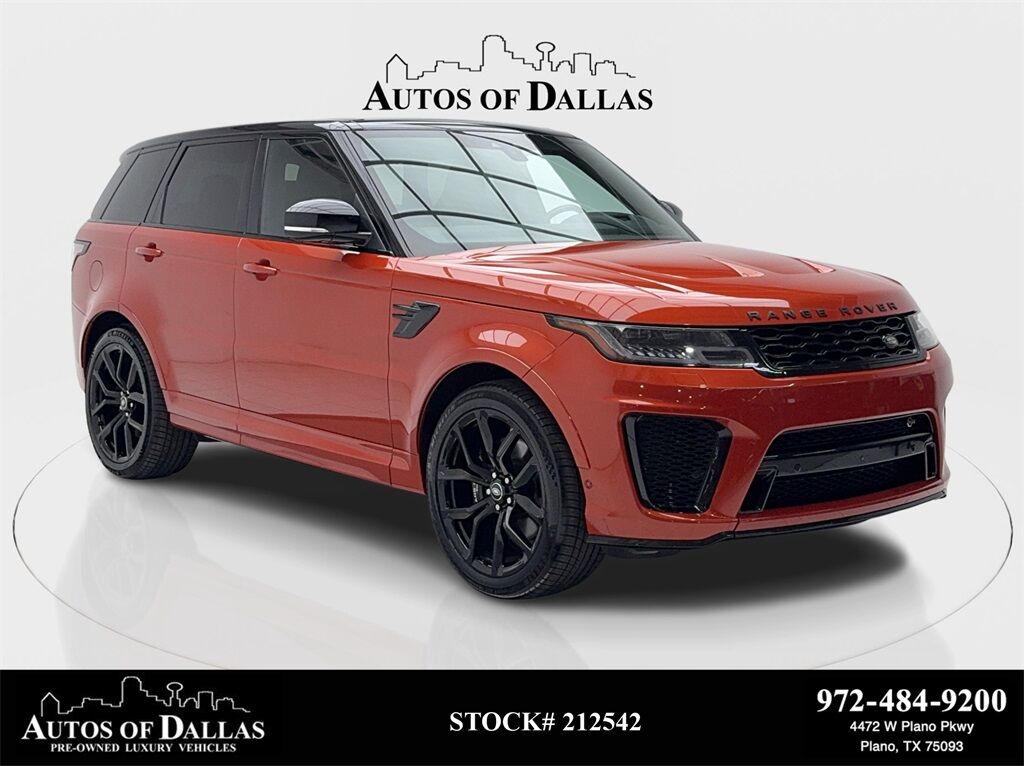 2022 Land Rover Range Rover Sport SVR NAV,CAM,PANO,CLMT STS,BLIND SPOT,22&quot; WLS Plano TX