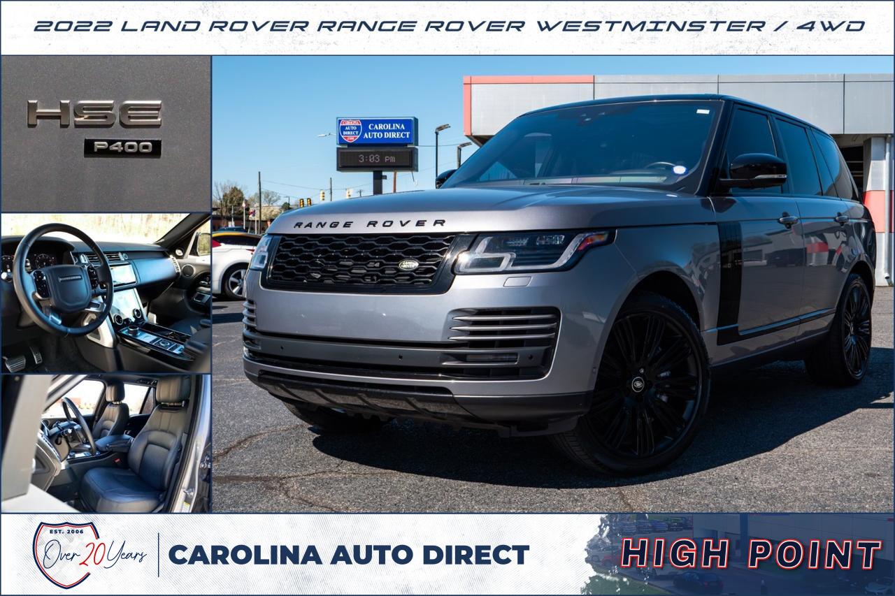2022 Land Rover Range Rover Westminster / 4WD / Cooled Seats / Pano Sunroof!